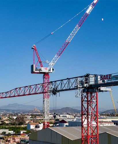 Truck-mounted crane - TLS 60 14 SR - Gruas Saez - tower / for construction / lifting