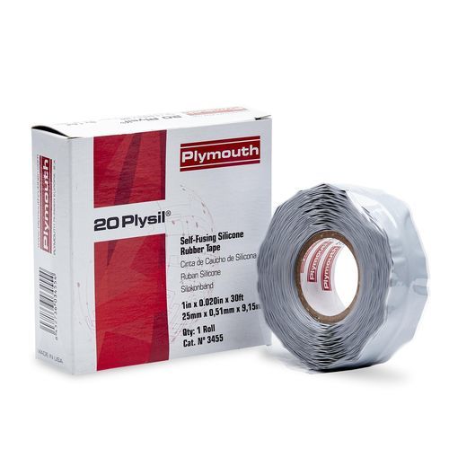 Electrical insulation tape - 20 Plysil - Plymouth Rubber Europa S.A.U. - self-fusing / silicone rubber / for high-voltage applications