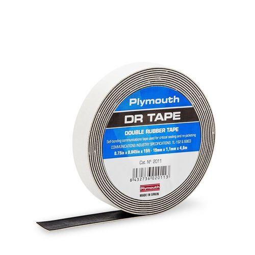 Water-repellent tape - DR - Plymouth Rubber Europa S.A.U. - self-fusing / dust control / rubber