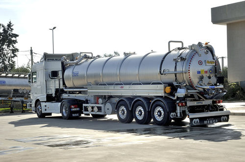 Silo semi-trailer - ADR - LONGO Euroservice SRL - for hazardous materials / 5-axle / hydraulic