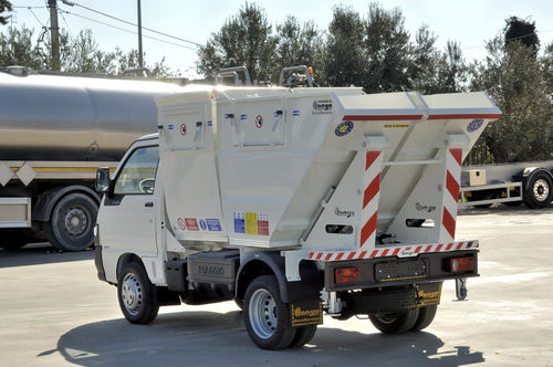 Waste tank - LONGO Euroservice SRL - overturning / skid mounted / for transport