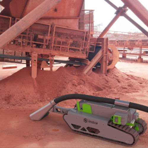 Floor cleaning robot - Instor - dry cleaning / mobile / IP68