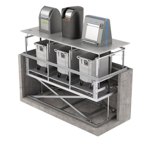 Stainless steel waste container - SCT series - CONTENUR SL - HDPE / in-ground / for urban waste