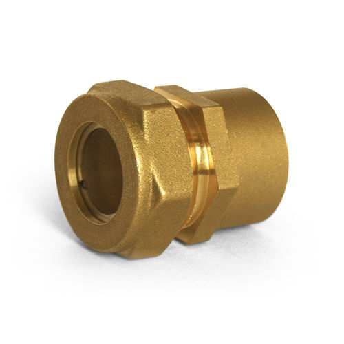 Hydraulic fitting - Stahlmann - screw-in / brass / stainless steel