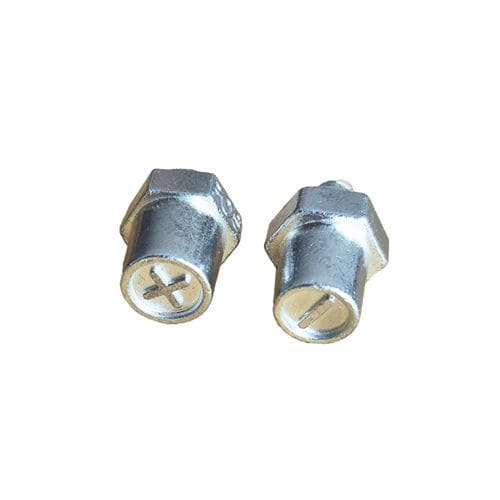 Screw-in battery terminal - 009300 - OZO - threaded / zinc