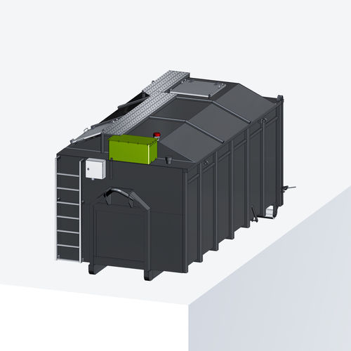 Storage tank - PK - SmartTEH - for ash / metal / rectangular