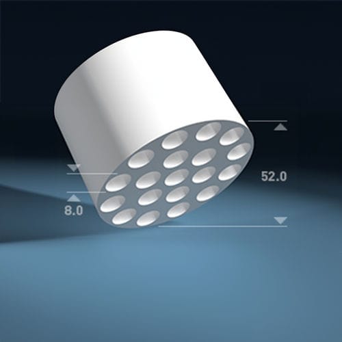 Filtration diaphragm - Typ 19/8 - 1500 - atech innovations GmbH - ceramic / chemical-resistant
