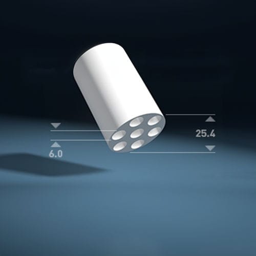 Filtration diaphragm - Type 7/6 - 1200 - atech innovations GmbH - ceramic / chemical-resistant