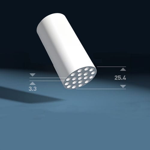 Ceramic filter element - 2-3.3 - atech innovations GmbH - oil / for wastewater / 5-layers