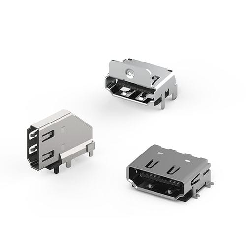 HDMI connector - 206A/B Series - ATTEND Technology Inc. - audio/video / SMT / rectangular