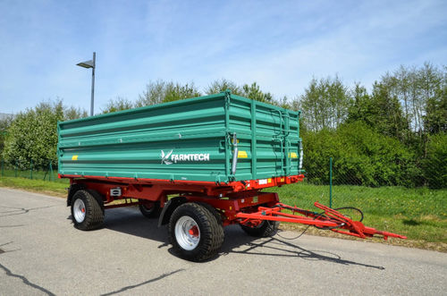 Equipment trailer - ZDK 800	 - Farmtech - profile / 2-axle / hydraulic