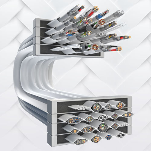 Protection sleeve - BizLink Robotic Solutions Germany GmbH - flat / for cables / self-supporting