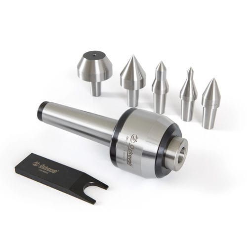 Live center - C series - Ozkayali Workholding and Spanntechnik - Morse taper shank / for CNC lathes / steel