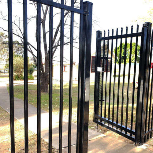 Pedestrian gate - FDCI203001 - Fence Depot - manual / industrial / galvanised steel