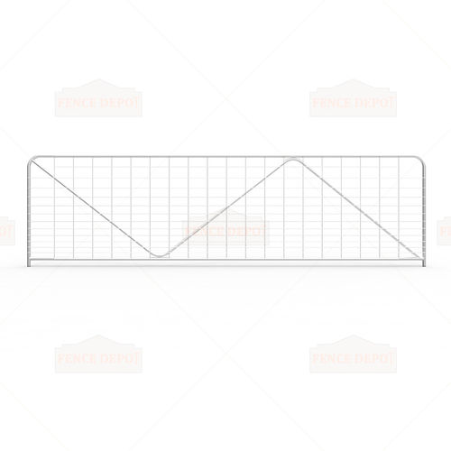 Horizontal gate - FDF206003 - Fence Depot - galvanised steel / mesh
