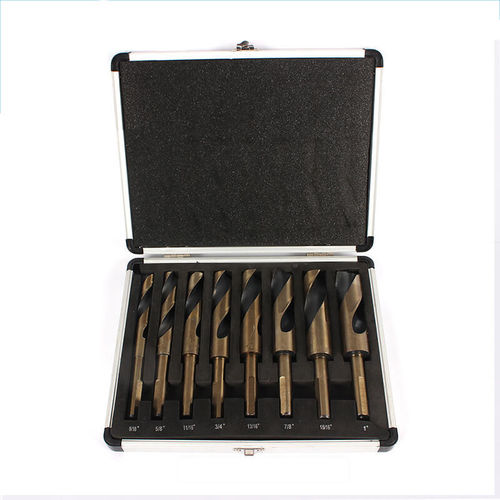 Solid set of drill bits - 6070400 series - Suqian ARES Tools Co., Ltd. - HSS / flat / flat