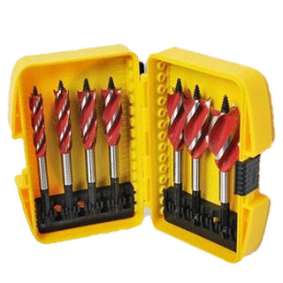 Solid set of drill bits - 8010200 series - Suqian ARES Tools Co., Ltd. - for wood / for drilling out spot welds / spiral flute