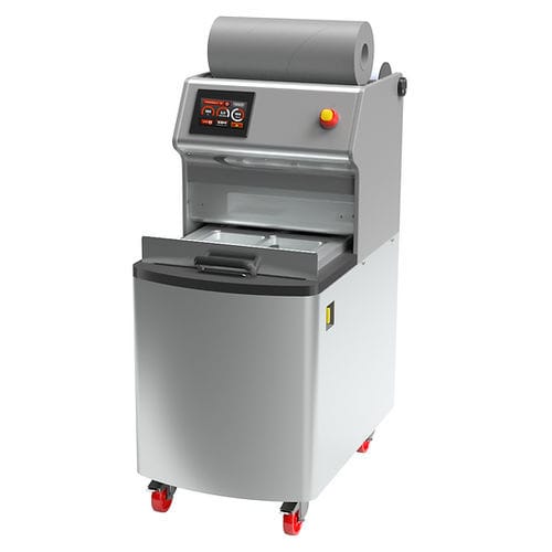 Semi-automatic tray sealer - MIZAR FCH-80 - Tesmit - linear / for the food industry