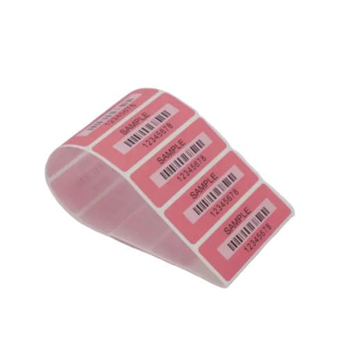 Barcode label - EAF-SR - Dejoie SAS - VOID / fraud-proof / PET