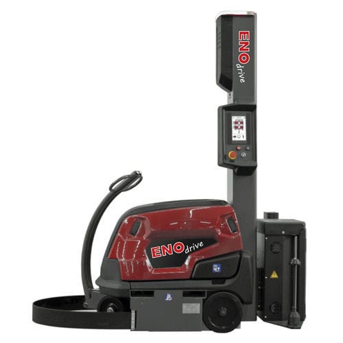 Mobile stretch wrapper - ENO®drive 2.0 - m+b verpackungstechnik GmbH ENOfilms - vertical / semi-automatic / industrial