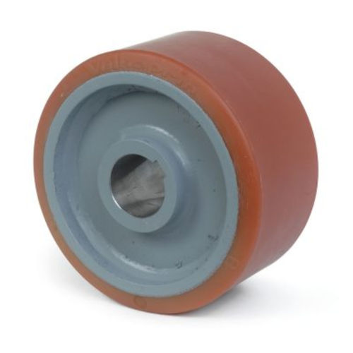 Drive wheel - VKXS series - VULKOPRIN - steel / ball bearing / polyurethane