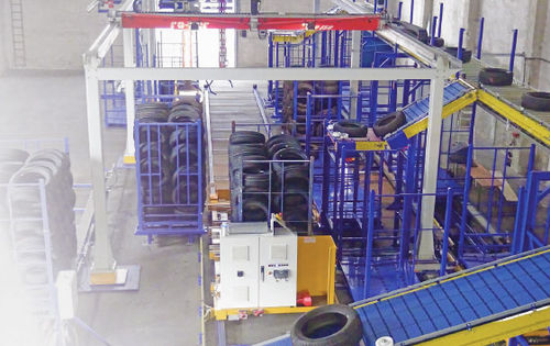 Robotic palletising system - GAWRONSKI GmbH - handling / for pallet / for tires