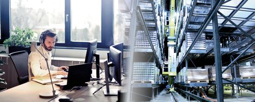 Warehouse management system - Gilgen Logistics AG Intralogistik Gesamtsysteme - modular