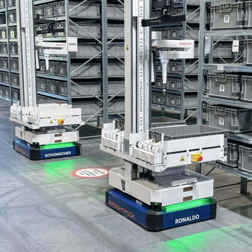 Order picker AGV - Brightpick - Brightpick - battery-powered
