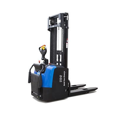 Electric stacker truck - EPS14 series - BYD Europe B.V. - walk-behind / stand-on / 24 V