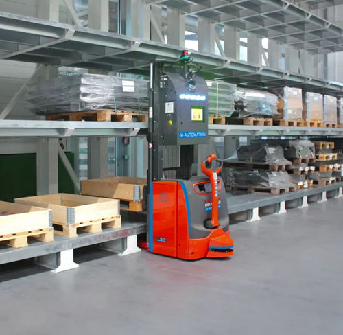 Electric stacker truck - Neumaier Industry GmbH & Co. KG - automated / pallet / handling