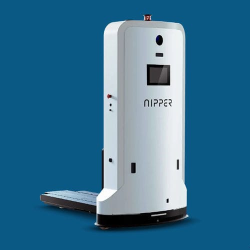 Pallet AGV - REX - Nipper - electric / omnidirectional / fork