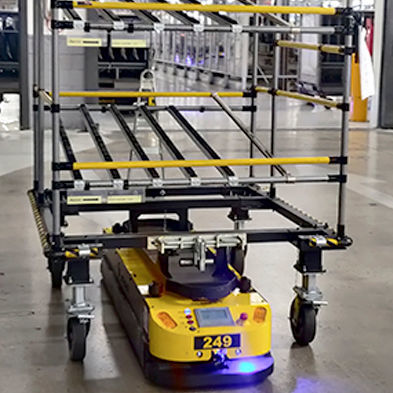 Handling AGV - DIVISION INDUSTRIAL ARTISTERIL S.A. - for warehouse / electric / omnidirectional