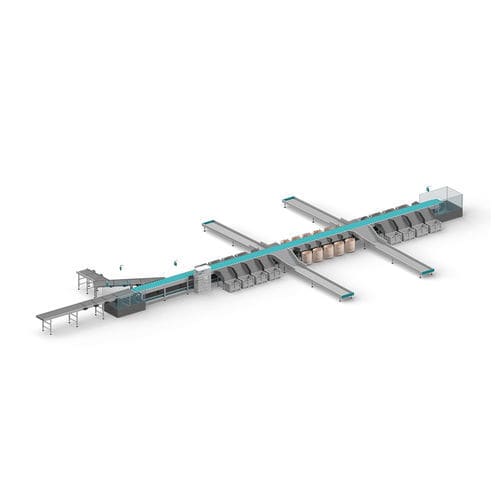 Cross-belt sorter - EAE E-Cross / Slim Line - EAE Solutions B.V. - for intralogistic / for retailers / optical