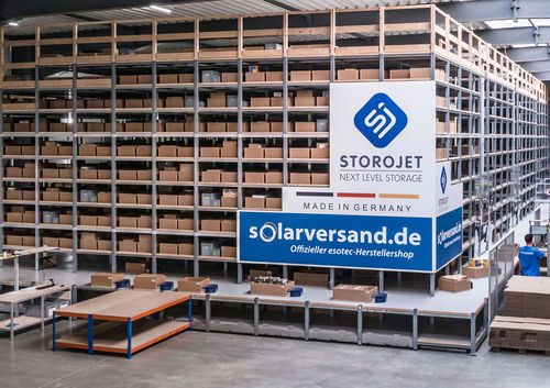 Storage warehouse shelving - ICO Innovative Computer GmbH Storojet GmbH - with shelves / dynamic / adjustable