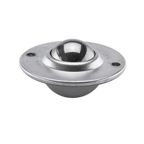 Steel ball transfer unit - KRAUS Betriebsausstattung und Fördertechnik GmbH - stainless steel / plastic / cylindrical base