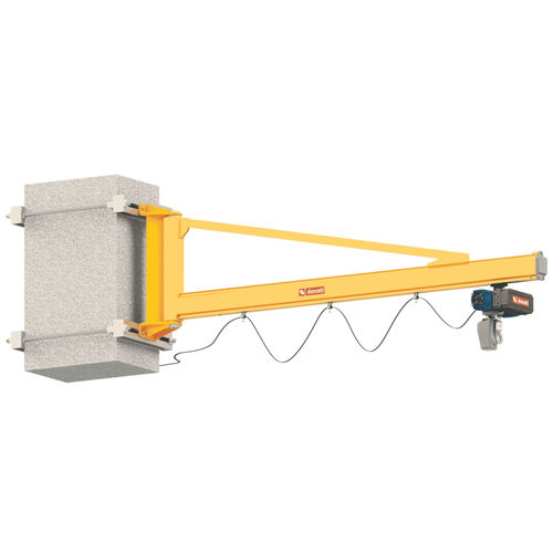 Wall-mounted jib crane - H40V57 - KRAUS Betriebsausstattung und Fördertechnik GmbH - 270°