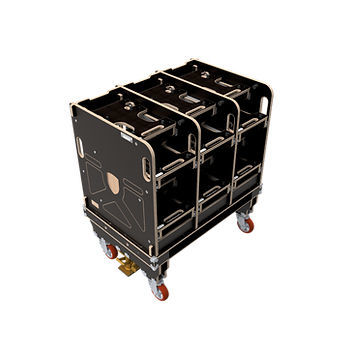 Transport cart - ligenium GmbH - shelf / with swivel casters