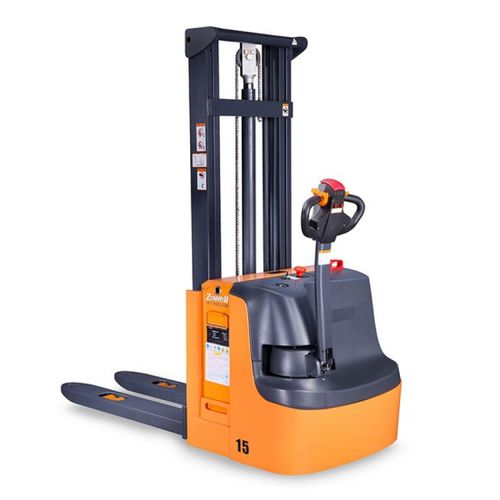 Electric stacker truck - XEB15 - Zowell - walk-behind / 24 V / loading