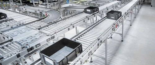 Roller conveyor - TYPE 310 series - GEBHARDT Intralogistics Group - straight / transport / electric drive