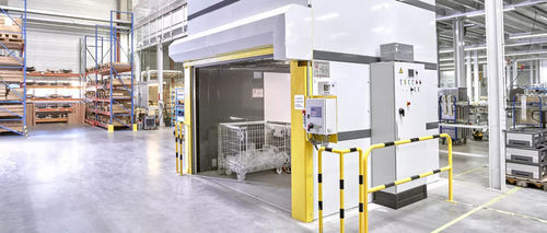Electric goods lift - ConVer® series - GEBHARDT Intralogistics Group - for construction / industrial / column type