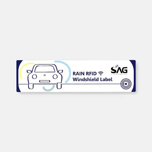 Thermal transfer label - SAG-Securitag Assembly Group - barcode / RFID / security