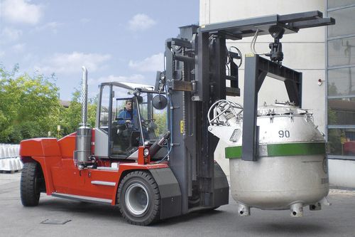 Forklift truck jib crane - S 3 - KR series - stabau Schulte-Henke GmbH - telescopic / lifting