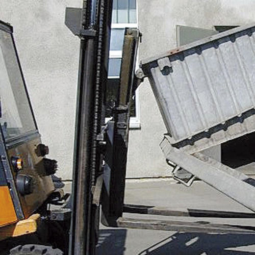 Metal self-dumping hopper - S 10 - BEV series - stabau Schulte-Henke GmbH - for bulk materials / open / lifting