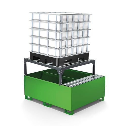 IBC container containment bund - 003822 - COMI endless storage - for drums / galvanised steel / zinc-plated steel