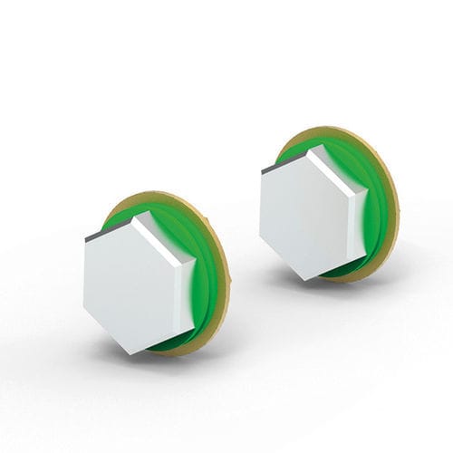 Plug with hexagonal head - 000036 - COMI endless storage - zinc-plated steel / isolation / with nut