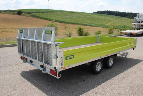 Powder trailer - Unsinn Fahrzeugtechnik GmbH - tandem / towed