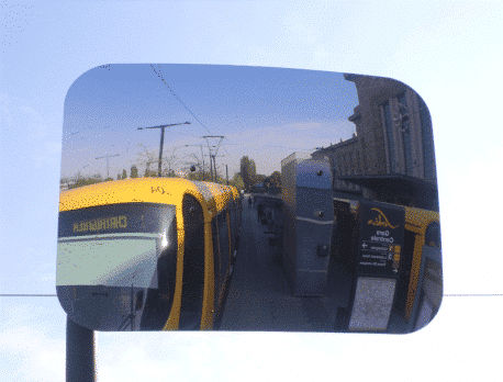 Traffic mirror - TRAMIR® - Vialux - rectangular / Polymir® / unbreakable