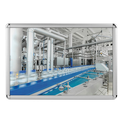 Shatterproof mirror - 4601 PL - Vialux - flat / aluminium / PMMA