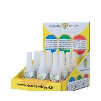 Cyanoacrylate adhesive - DI730 - ADESIVI RAPIDI DISPLAY - ECO SERVICE SRL - for rubber / for ceramics / for plastics