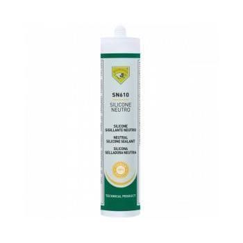 Silicone adhesive sealant - SN610 - SILICONE NEUTRO - ECO SERVICE SRL - single-component / neutral / elastic
